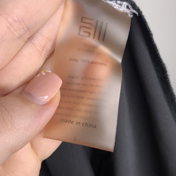 Chris Gramer Black Sheer Button Down Open Back Top Large - Picture 5 of 5